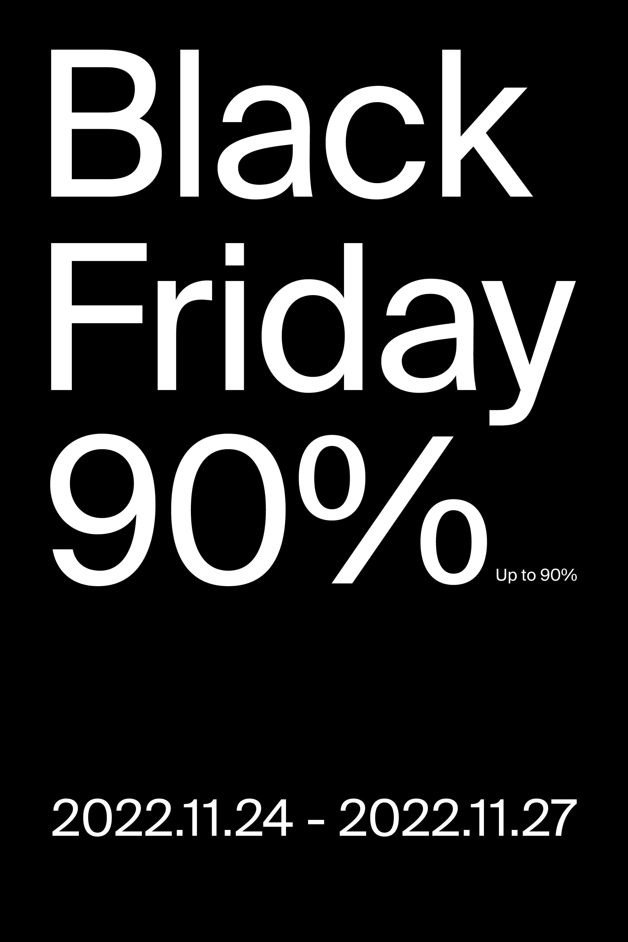 Black Friday 90%